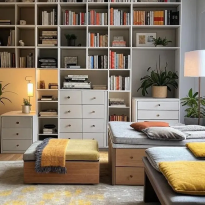 Eleganckie aranżacje wnętrz z wykorzystaniem nowoczesnych mebli do przechowywania